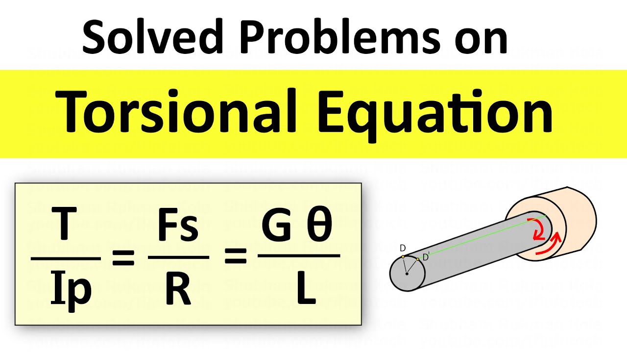Torsion: Torque, Power, Angle of Twist, Polar Moment of Inertia, Modulus of Rigidity[Solved Problem]